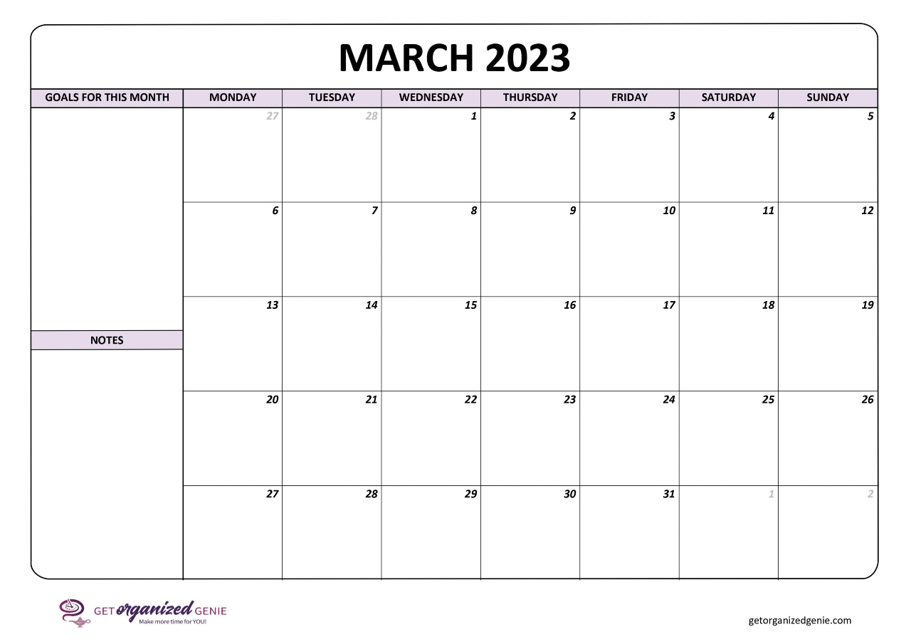 Free Printable 2023 Calendar – Download Yours Now!